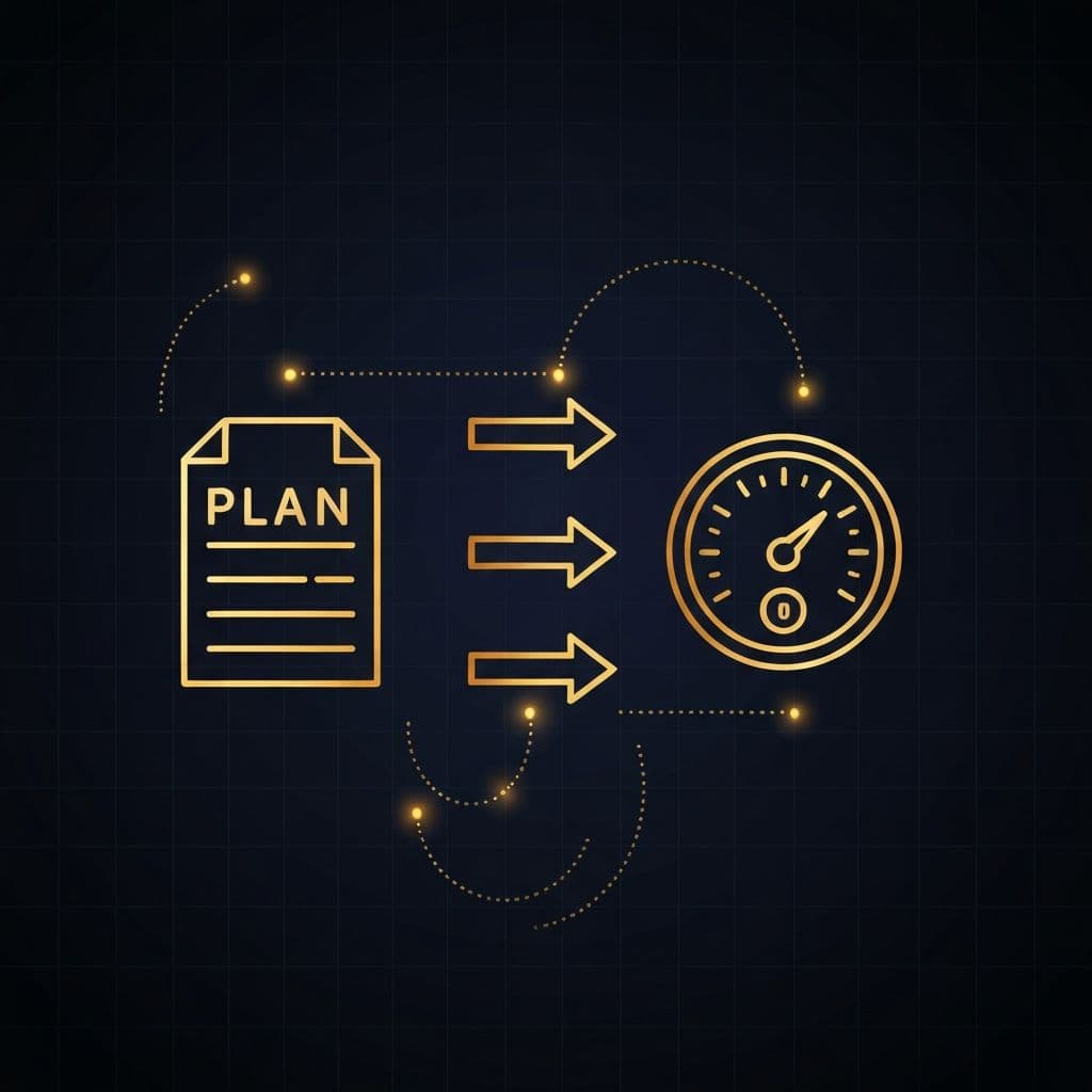 Track plan vs reality during season